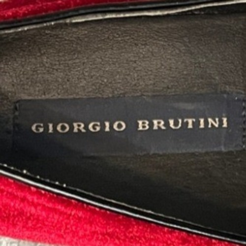 Giorgio Brutini Mens Cowell Red Velvet Loafer Dress Shoes Size 10.5 M - Picture 2 of 15